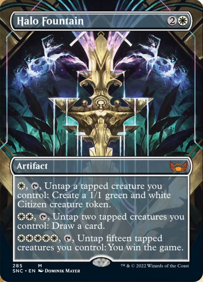 Halo Fountain (Borderless Alternate Art) [Streets of New Capenna] - Magic: The Gathering - Card Brawlers | Quebec | Canada |