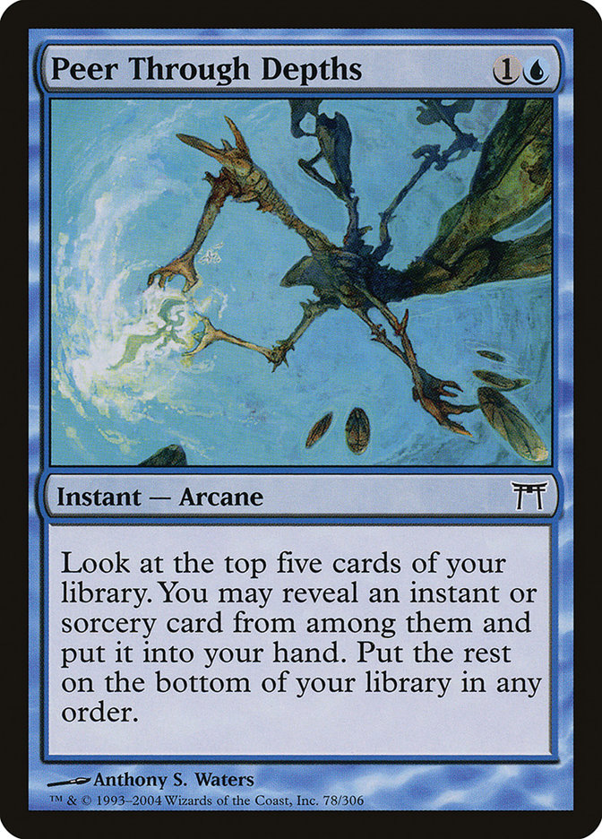 Peer Through Depths [Champions of Kamigawa] - Magic: The Gathering - Card Brawlers | Quebec | Canada |
