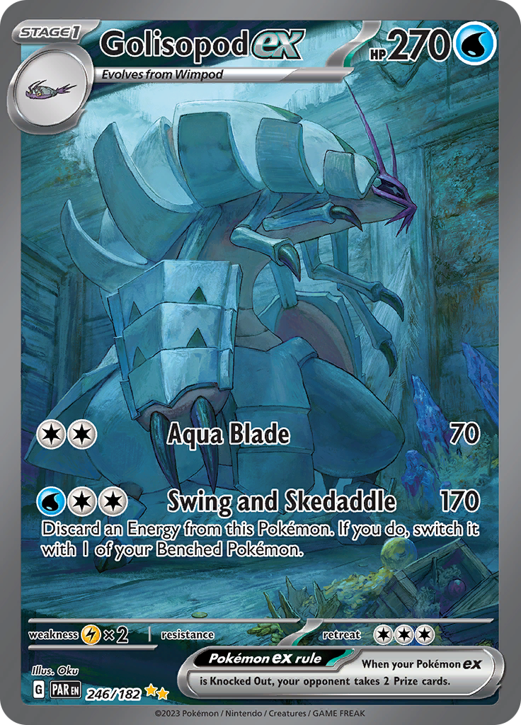 Golisopod ex (246/182) [Scarlet & Violet: Paradox Rift] - Pokémon - Card Brawlers | Quebec | Canada |