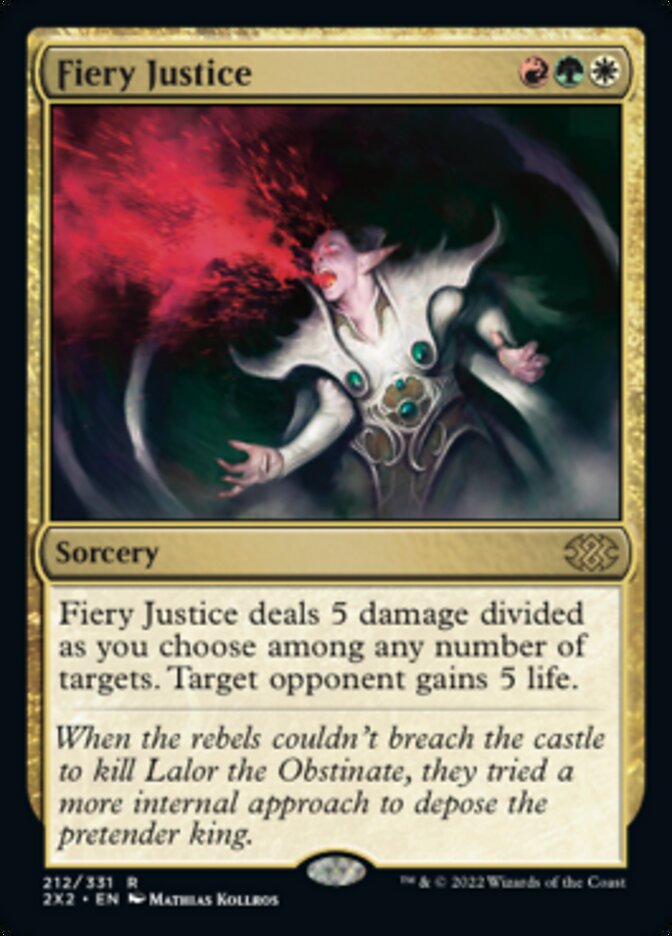Fiery Justice [Double Masters 2022] - Magic: The Gathering - Card Brawlers | Quebec | Canada |