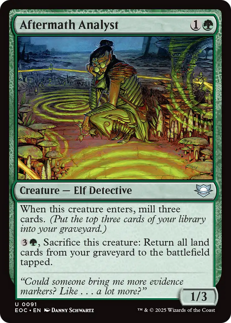 Aftermath Analyst [Edge of Eternities Commander] - Magic: The Gathering - Card Brawlers | Quebec | Canada |