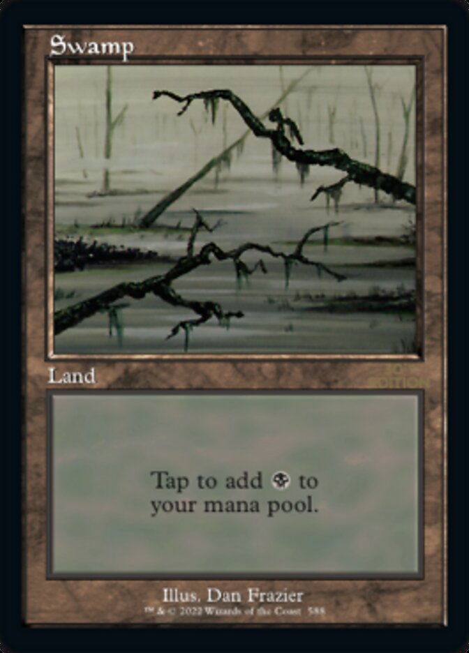 Swamp (Retro) (588) [30th Anniversary Edition] - Magic: The Gathering - Card Brawlers | Quebec | Canada |