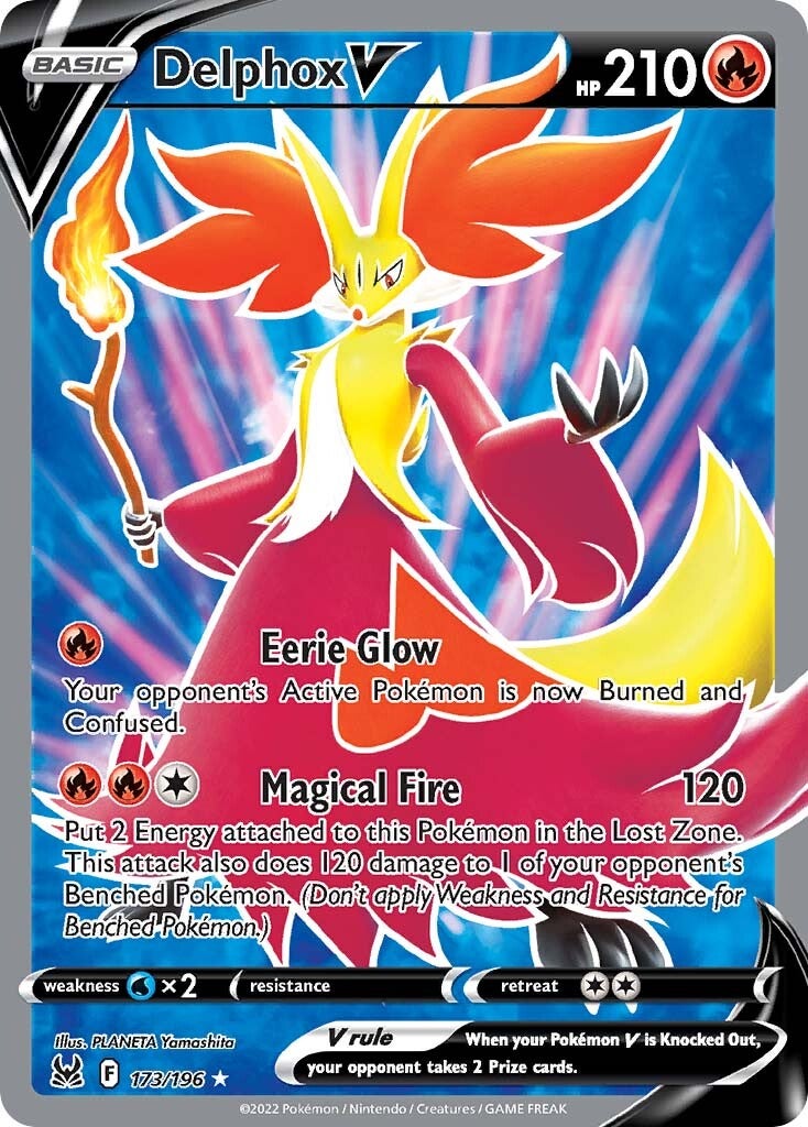 Delphox V (173/196) [Sword & Shield: Lost Origin] - Pokémon - Card Brawlers | Quebec | Canada |