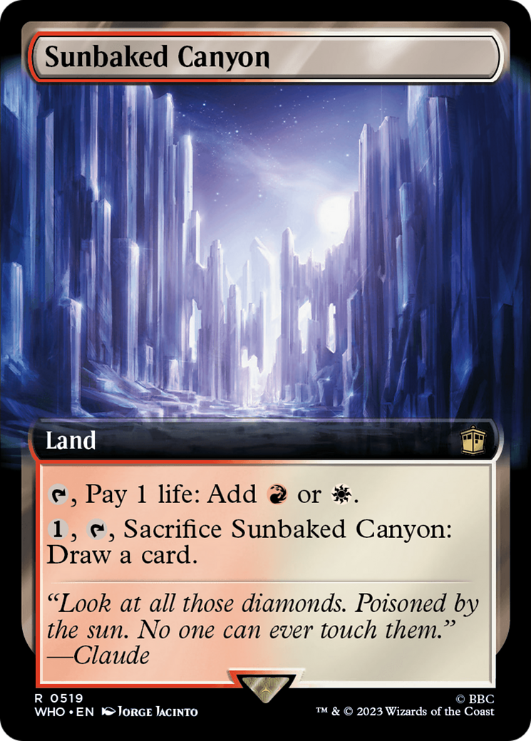 Sunbaked Canyon (Extended Art) [Doctor Who] - Magic: The Gathering - Card Brawlers | Quebec | Canada |