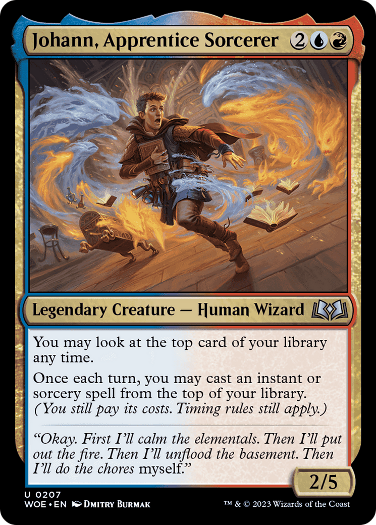 Johann, Apprentice Sorcerer [Wilds of Eldraine] - Magic: The Gathering - Card Brawlers | Quebec | Canada |