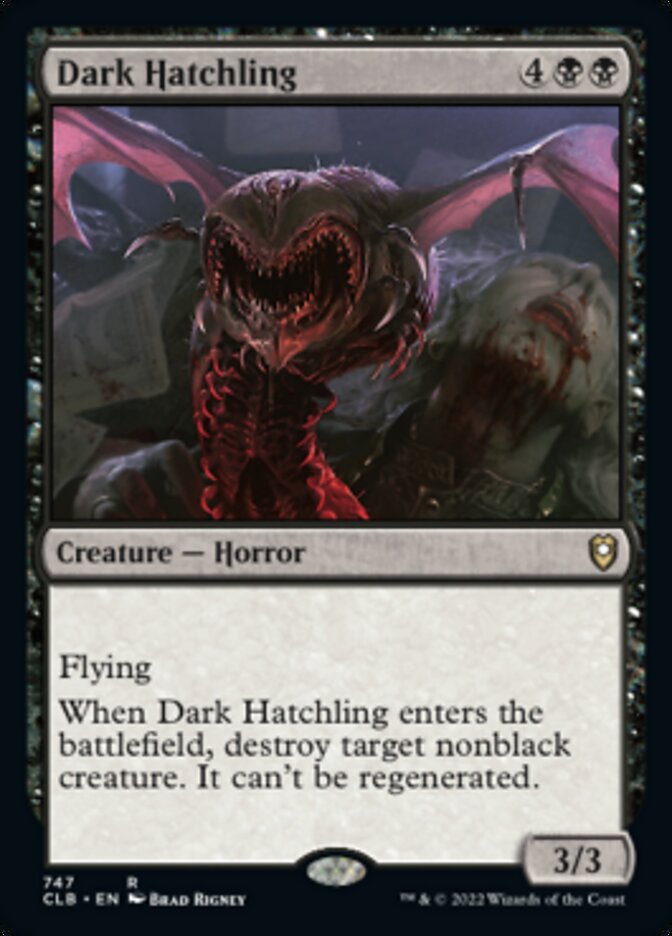 Dark Hatchling [Commander Legends: Battle for Baldur's Gate] - Magic: The Gathering - Card Brawlers | Quebec | Canada |