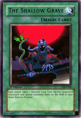 The Shallow Grave [PSV-036] Rare - Yu-Gi-Oh! - Card Brawlers | Quebec | Canada |