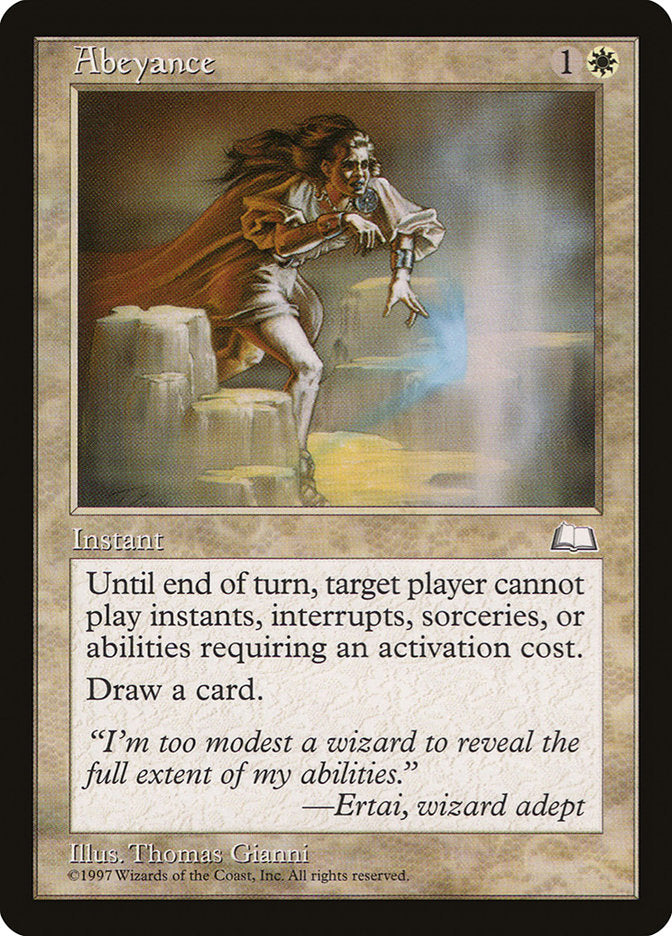 Abeyance [Weatherlight] - Magic: The Gathering - Card Brawlers | Quebec | Canada |