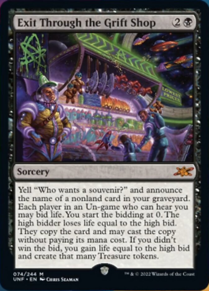 Exit Through the Grift Shop [Unfinity] - Magic: The Gathering - Card Brawlers | Quebec | Canada |