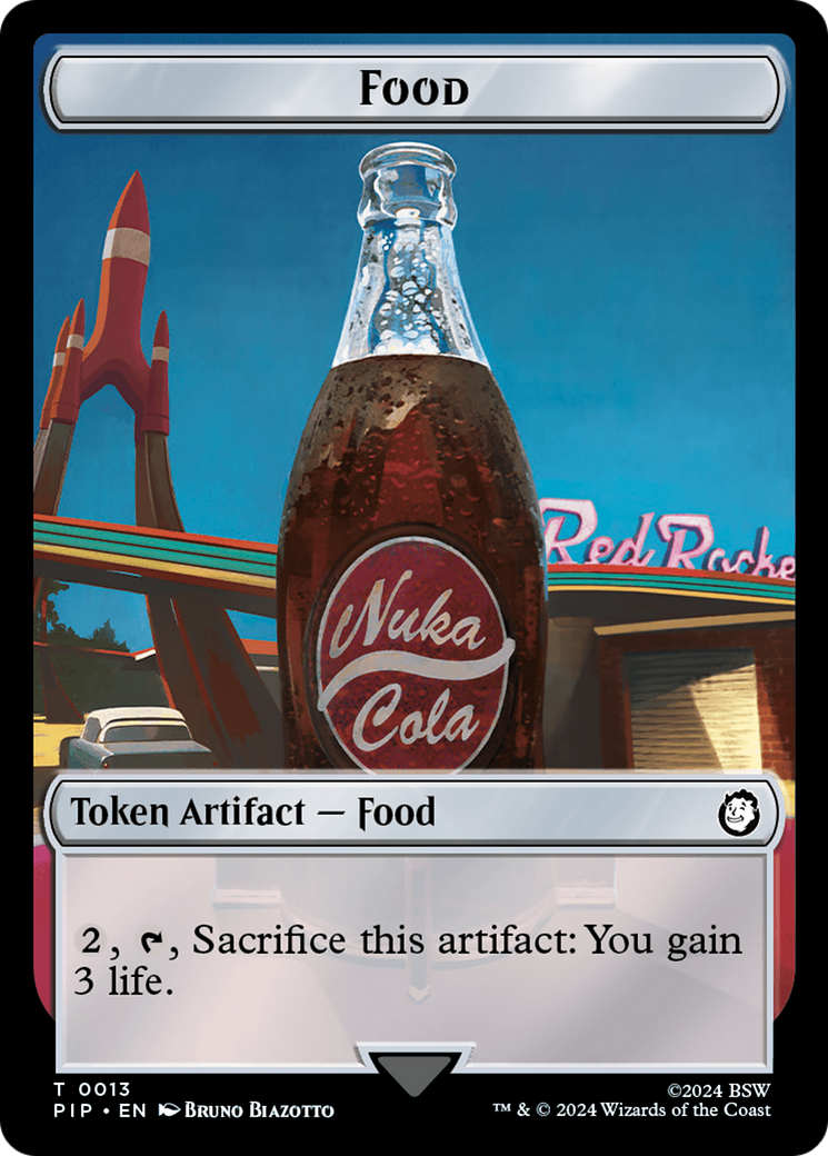 Food (0013) // Clue Double-Sided Token [Fallout Tokens] - Magic: The Gathering - Card Brawlers | Quebec | Canada |