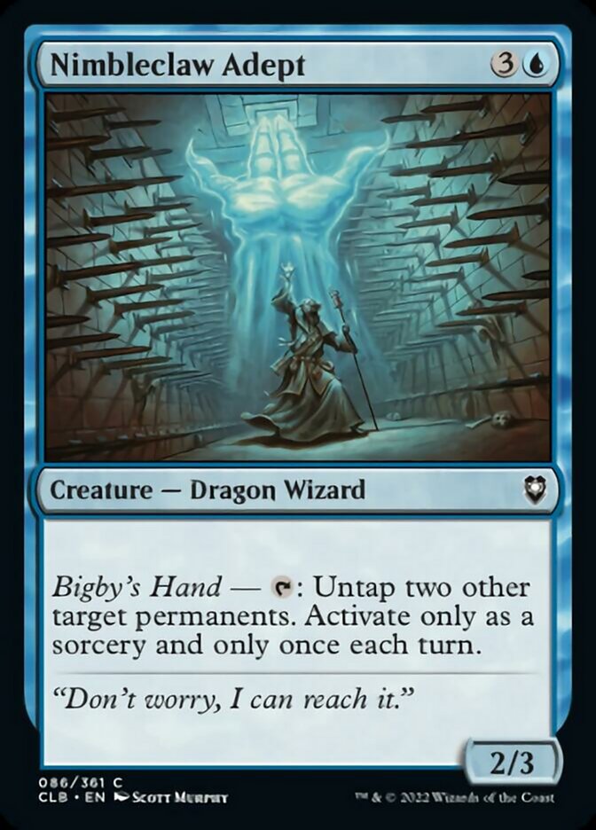 Nimbleclaw Adept [Commander Legends: Battle for Baldur's Gate] - Magic: The Gathering - Card Brawlers | Quebec | Canada |