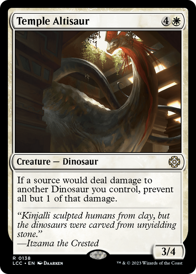 Temple Altisaur [The Lost Caverns of Ixalan Commander] - Magic: The Gathering - Card Brawlers | Quebec | Canada |