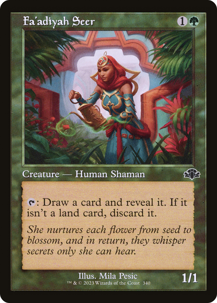 Fa'adiyah Seer (Retro) [Dominaria Remastered] - Magic: The Gathering - Card Brawlers | Quebec | Canada |