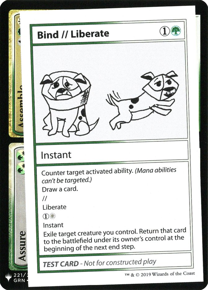 Bind // Liberate [Mystery Booster Playtest Cards] - Magic: The Gathering - Card Brawlers | Quebec | Canada |