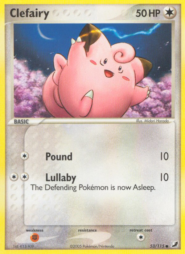 Clefairy (53/115) [EX: Unseen Forces] - Pokémon - Card Brawlers | Quebec | Canada |