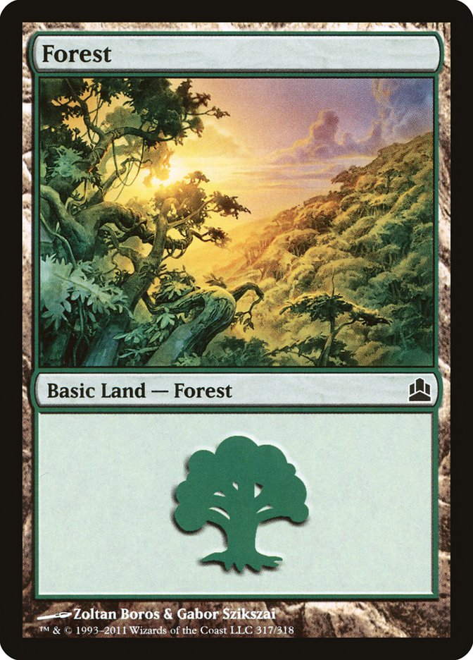 Forest (317) [Commander 2011] - Magic: The Gathering - Card Brawlers | Quebec | Canada |