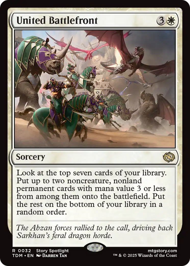 United Battlefront [Tarkir: Dragonstorm] - Magic: The Gathering - Card Brawlers | Quebec | Canada |