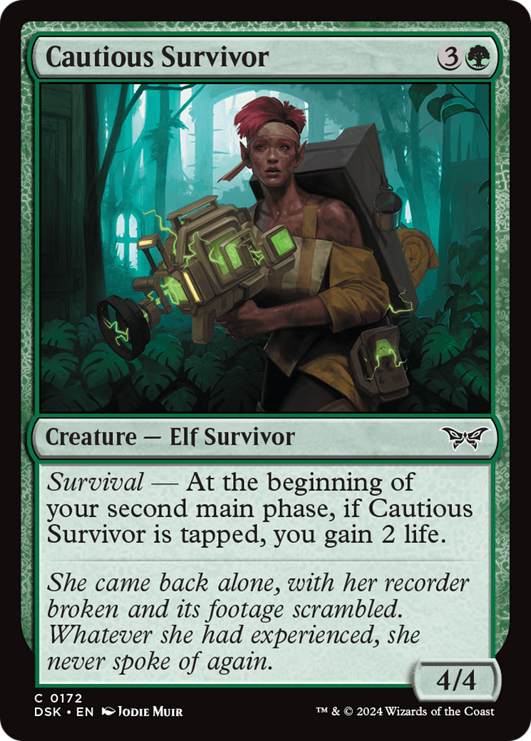 Cautious Survivor [Duskmourn: House of Horror] - Magic: The Gathering - Card Brawlers | Quebec | Canada |