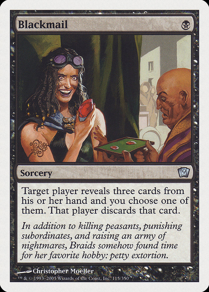 Blackmail [Ninth Edition] - Magic: The Gathering - Card Brawlers | Quebec | Canada |