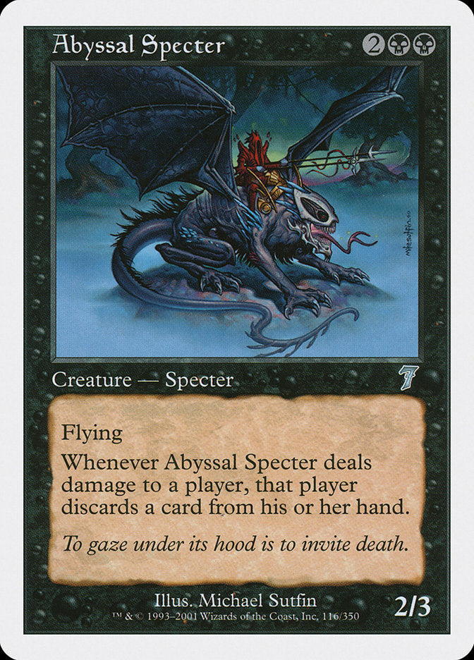Abyssal Specter [Seventh Edition] - Magic: The Gathering - Card Brawlers | Quebec | Canada |