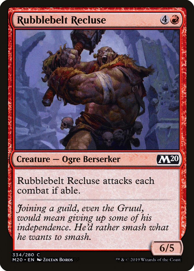 Rubblebelt Recluse [Core Set 2020] - Magic: The Gathering - Card Brawlers | Quebec | Canada |