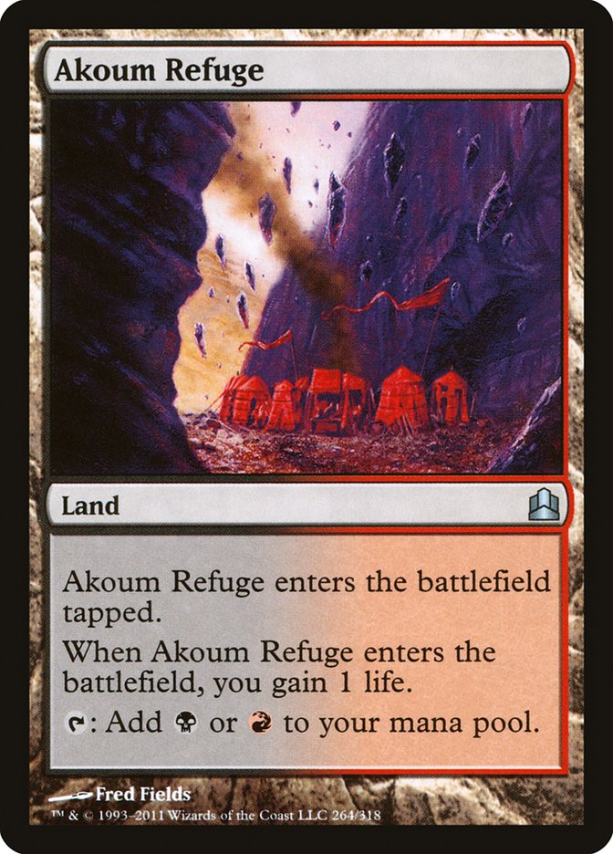 Akoum Refuge [Commander 2011] - Magic: The Gathering - Card Brawlers | Quebec | Canada |