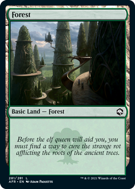 Forest (281) [Dungeons & Dragons: Adventures in the Forgotten Realms] - Magic: The Gathering - Card Brawlers | Quebec | Canada |
