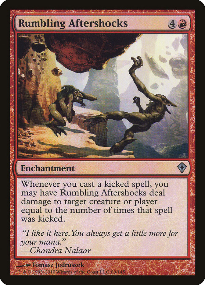 Rumbling Aftershocks [Worldwake] - Magic: The Gathering - Card Brawlers | Quebec | Canada |