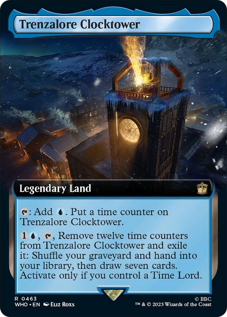 Trenzalore Clocktower (Extended Art) [Doctor Who] - Magic: The Gathering - Card Brawlers | Quebec | Canada |