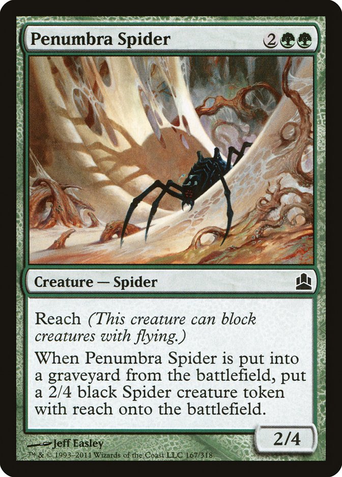 Penumbra Spider [Commander 2011] - Magic: The Gathering - Card Brawlers | Quebec | Canada |