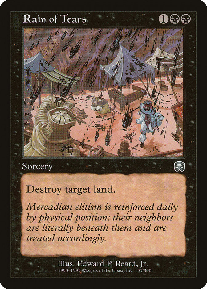 Rain of Tears [Mercadian Masques] - Magic: The Gathering - Card Brawlers | Quebec | Canada |