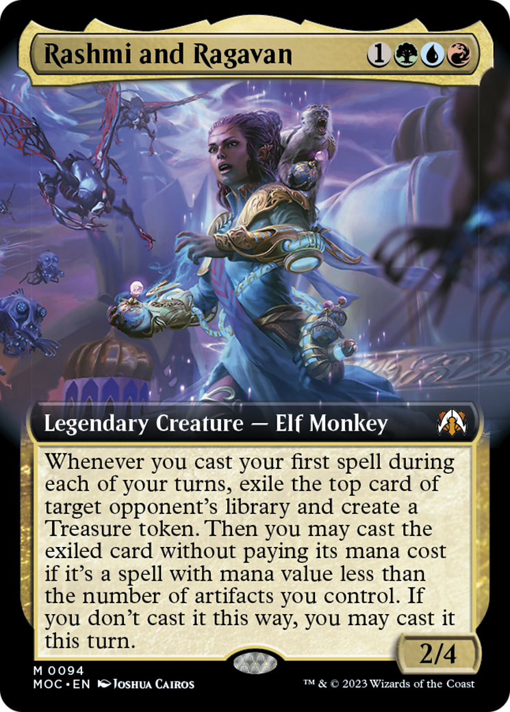 Rashmi and Ragavan (Extended Art) [March of the Machine Commander] - Magic: The Gathering - Card Brawlers | Quebec | Canada |