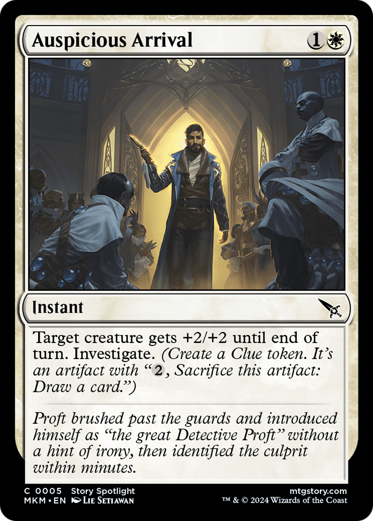 Auspicious Arrival [Murders at Karlov Manor] - Magic: The Gathering - Card Brawlers | Quebec | Canada |