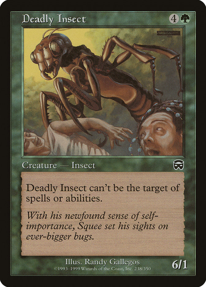 Deadly Insect [Mercadian Masques] - Magic: The Gathering - Card Brawlers | Quebec | Canada |