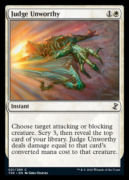 Judge Unworthy [Time Spiral Remastered] - Magic: The Gathering - Card Brawlers | Quebec | Canada |