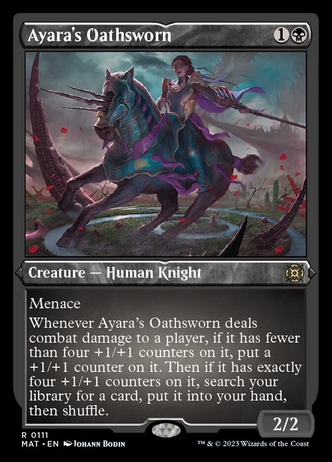 Ayara's Oathsworn (Foil Etched) [March of the Machine: The Aftermath] - Magic: The Gathering - Card Brawlers | Quebec | Canada |