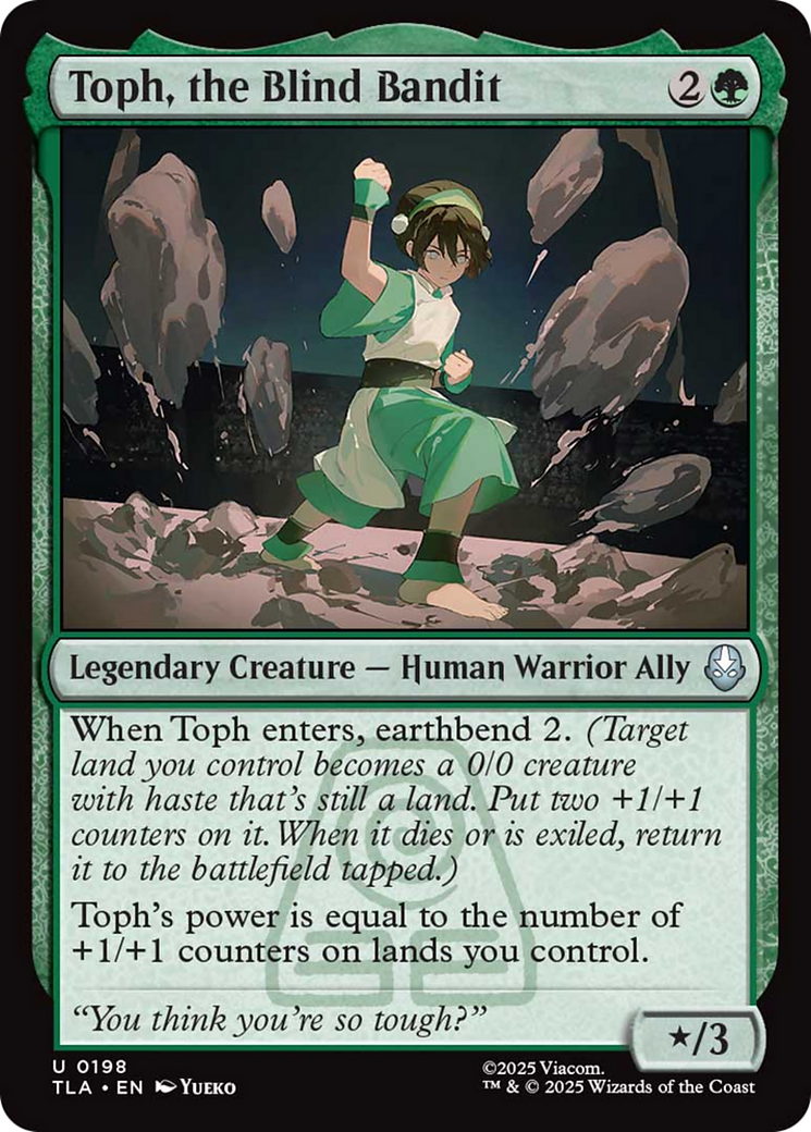Toph, the Blind Bandit [Avatar: The Last Airbender] - Magic: The Gathering - Card Brawlers | Quebec | Canada |