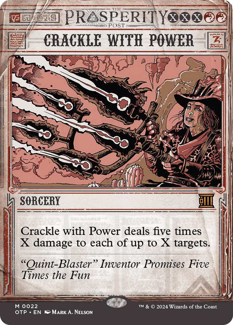 Crackle with Power [Outlaws of Thunder Junction: Breaking News] - Magic: The Gathering - Card Brawlers | Quebec | Canada |