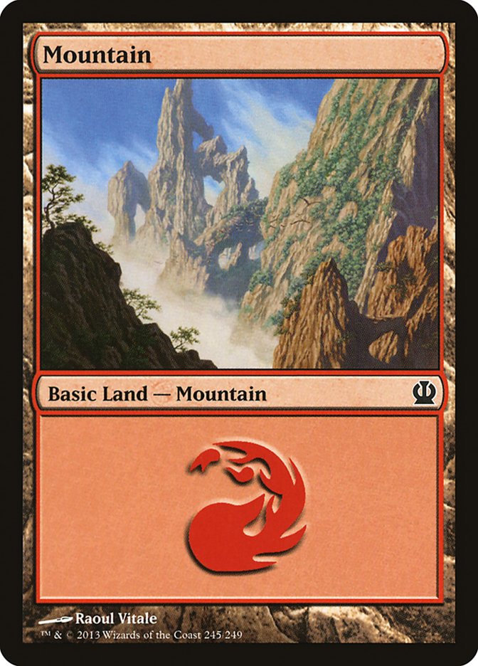 Mountain (245) [Theros] - Magic: The Gathering - Card Brawlers | Quebec | Canada |