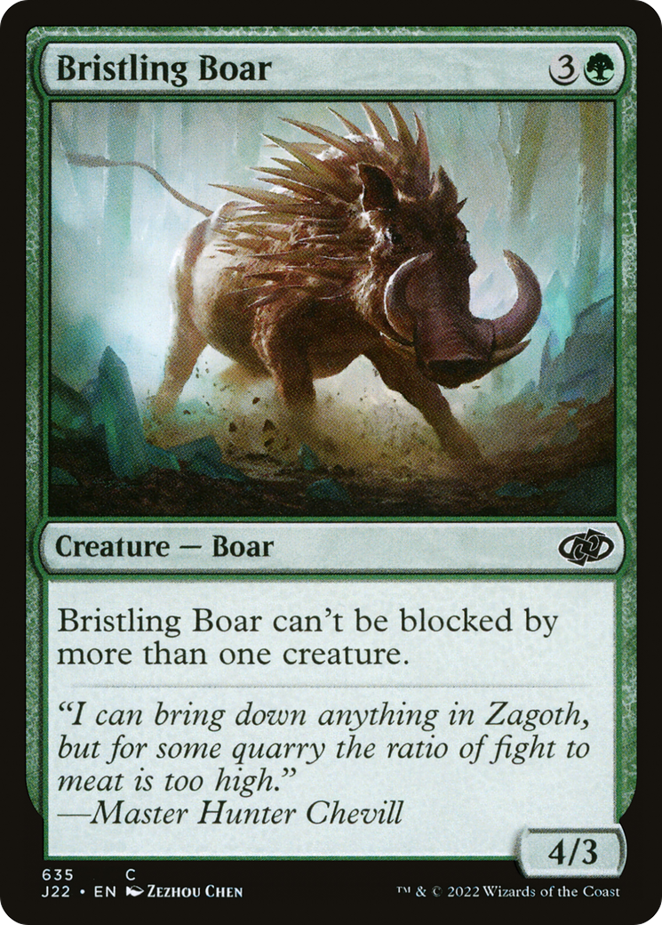 Bristling Boar [Jumpstart 2022] - Magic: The Gathering - Card Brawlers | Quebec | Canada |