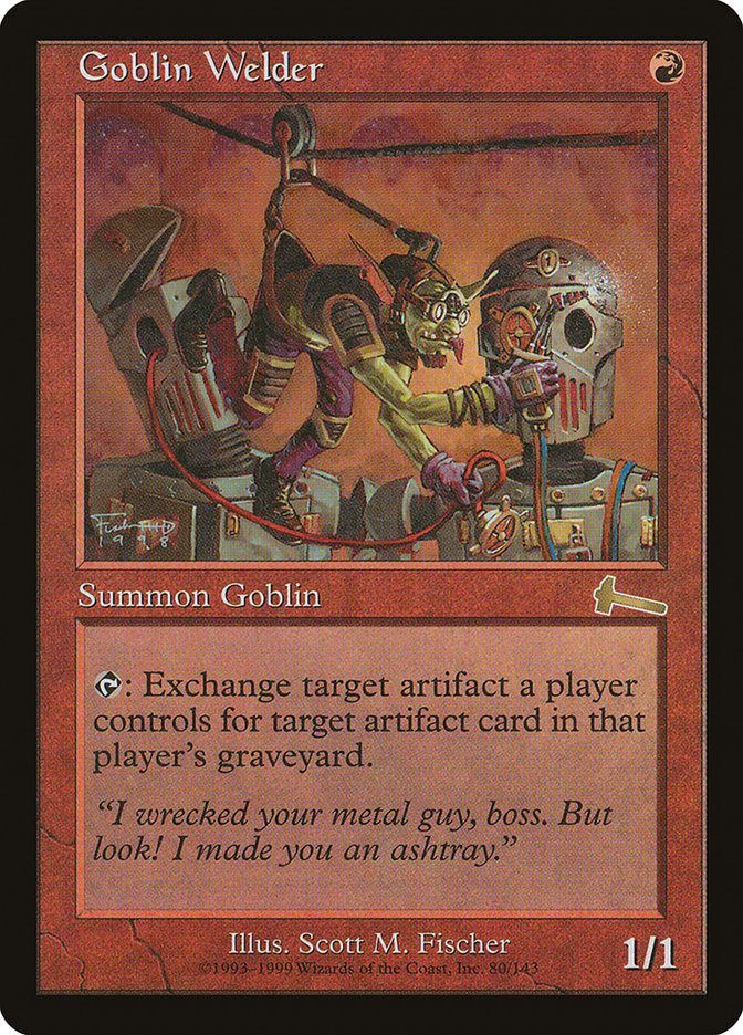 Goblin Welder [Urza's Legacy] - Magic: The Gathering - Card Brawlers | Quebec | Canada |