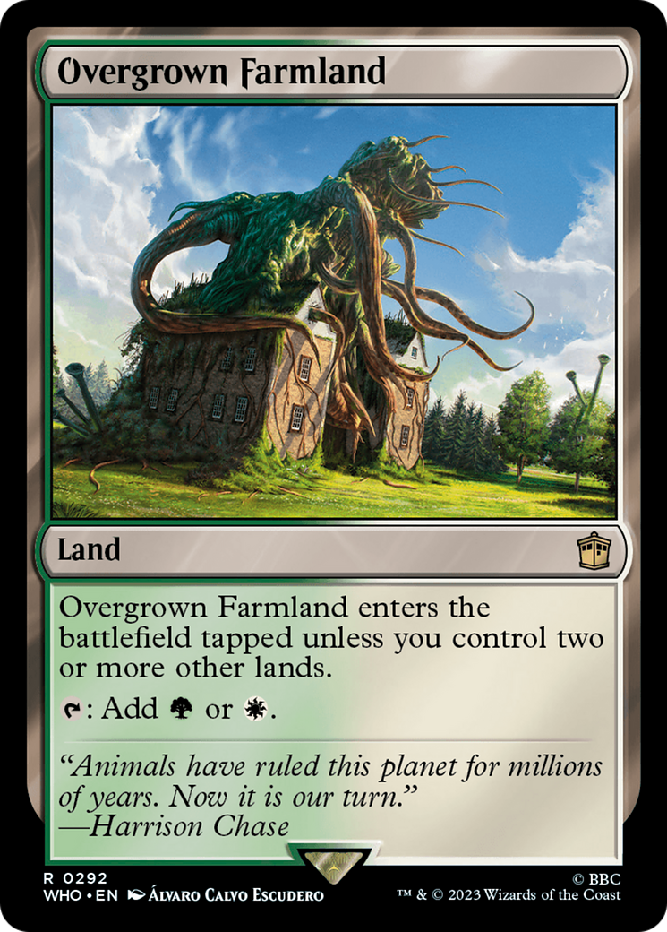 Overgrown Farmland [Doctor Who] - Magic: The Gathering - Card Brawlers | Quebec | Canada |