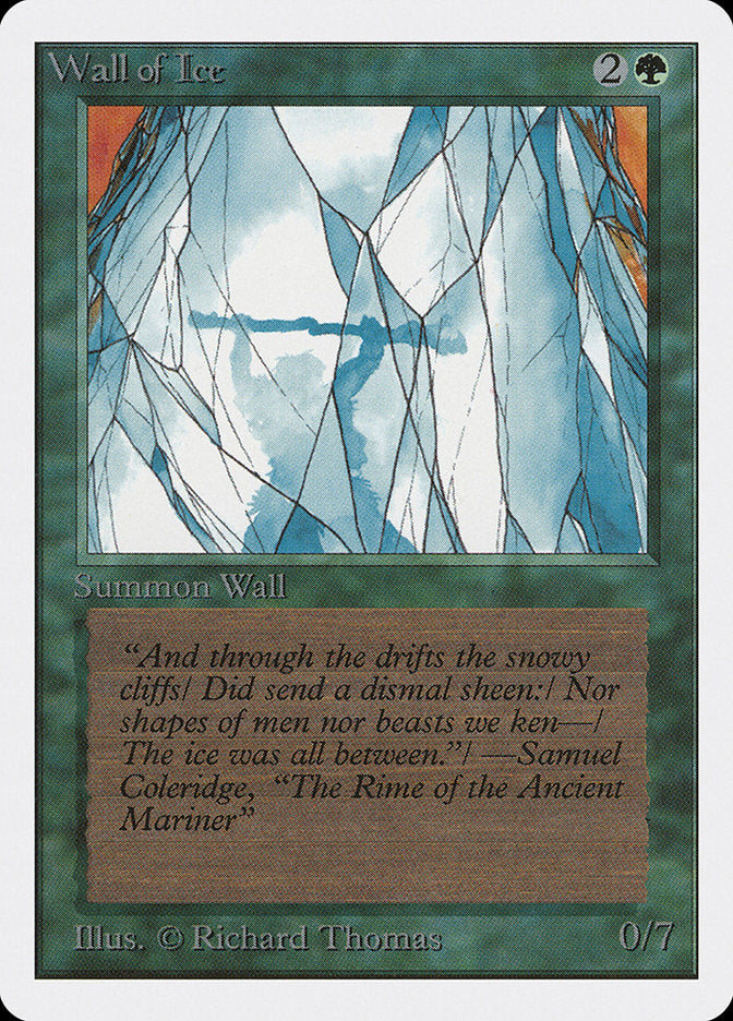 Wall of Ice [Unlimited Edition] - Magic: The Gathering - Card Brawlers | Quebec | Canada |