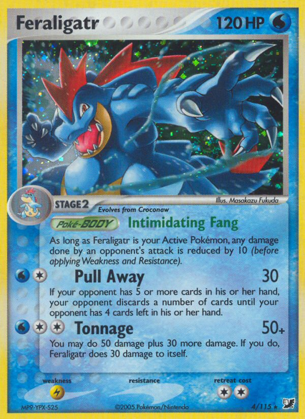 Feraligatr (4/115) [EX: Unseen Forces] - Pokémon - Card Brawlers | Quebec | Canada |