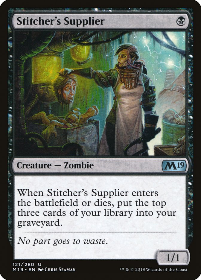Stitcher's Supplier [Core Set 2019] - Magic: The Gathering - Card Brawlers | Quebec | Canada |