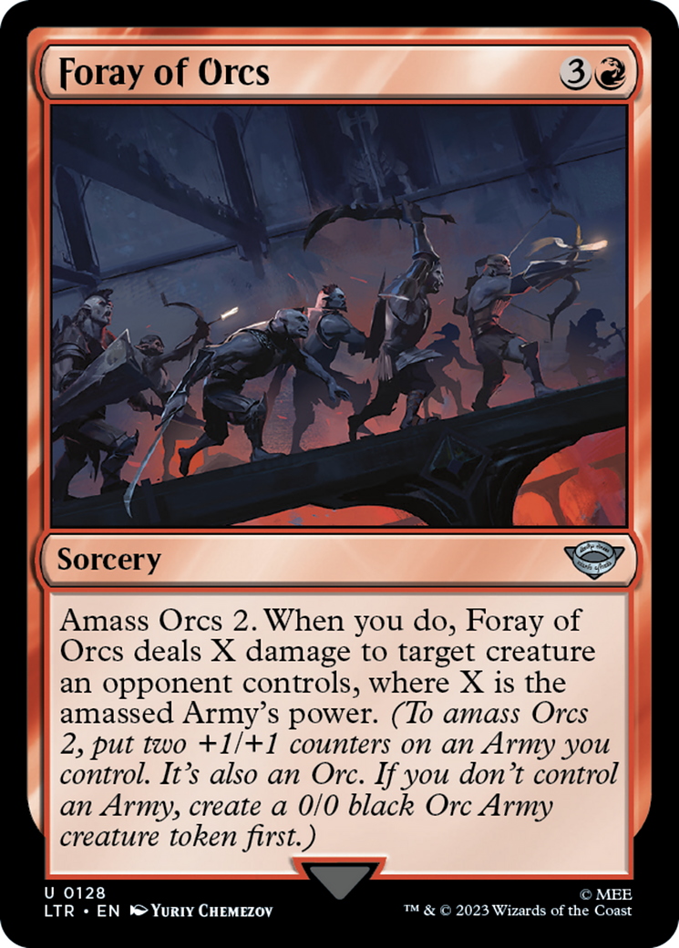 Foray of Orcs [The Lord of the Rings: Tales of Middle-Earth] - Magic: The Gathering - Card Brawlers | Quebec | Canada |