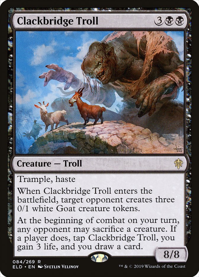 Clackbridge Troll [Throne of Eldraine] - Magic: The Gathering - Card Brawlers | Quebec | Canada |