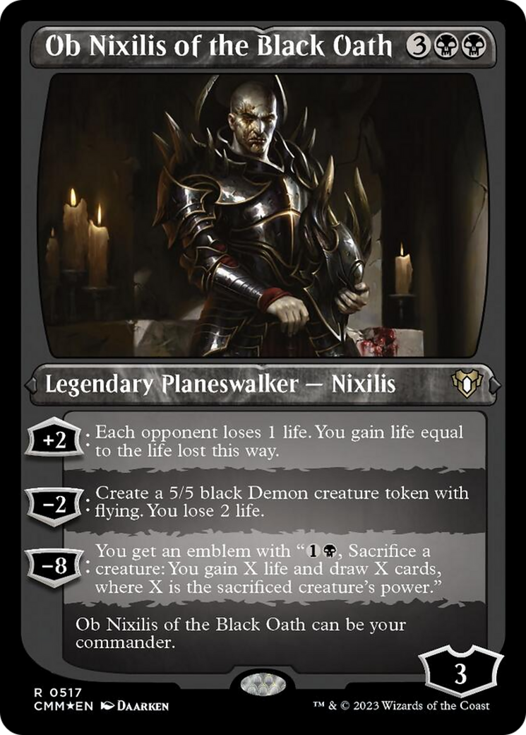 Ob Nixilis of the Black Oath (Foil Etched) [Commander Masters] - Magic: The Gathering - Card Brawlers | Quebec | Canada |