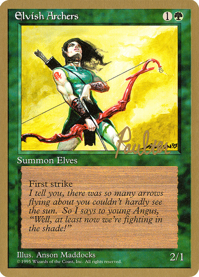 Elvish Archers (Preston Poulter) [Pro Tour Collector Set] - Magic: The Gathering - Card Brawlers | Quebec | Canada |