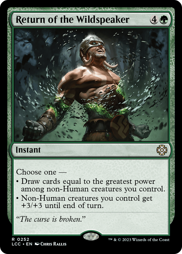Return of the Wildspeaker [The Lost Caverns of Ixalan Commander] - Magic: The Gathering - Card Brawlers | Quebec | Canada |